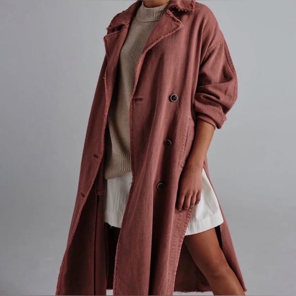 Free People Kelly Trench Coat